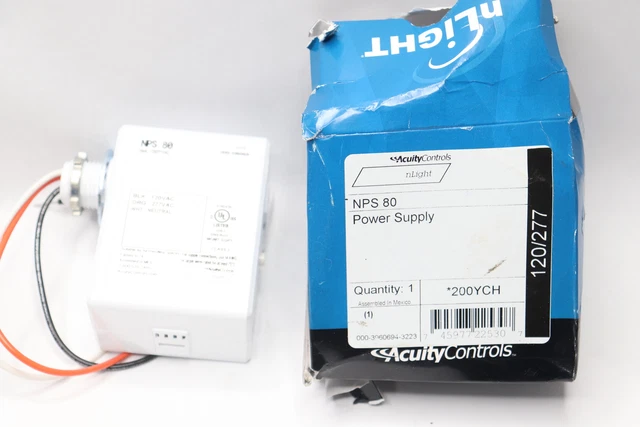 Nlight Occupancy Sensor Power Pack 15VDC 80mA 120/277V NPS 80