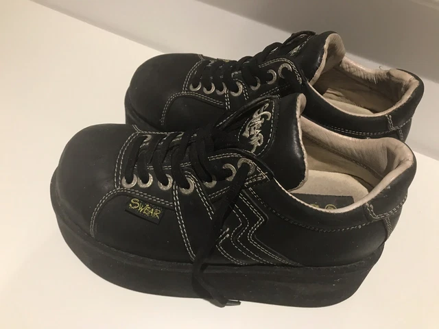 SWEAR VINTAGE 90'S Platform Shoes Size PicClick UK