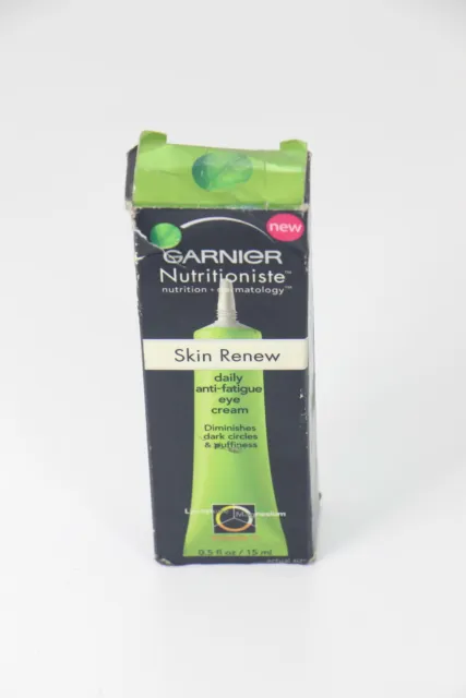 2 PACK Garnier Nutritioniste SkinRenew Daily Anti-Fatigue EyeCream 0.5 oz U23