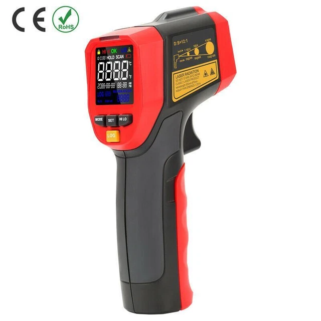 UNI-T Ut302c + Infrarot Thermometer -32°C Bis 1100°C