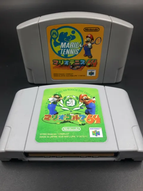 Mario Golf And Tennis 64 Combo  Nintendo N64 Japanese