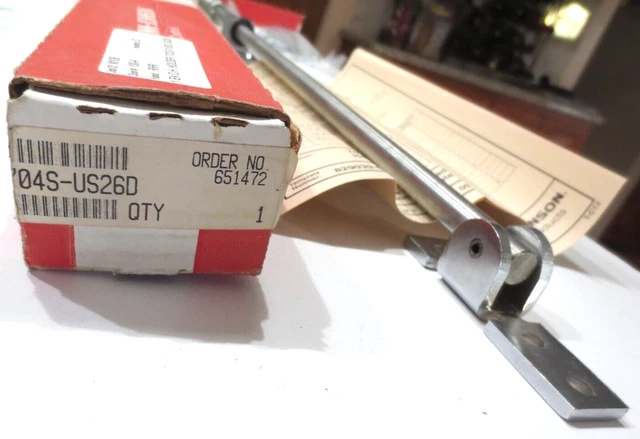 Glynn-Johnson 704S US32D Heavy Duty Overhead Stop Satin Stainless READ INFO