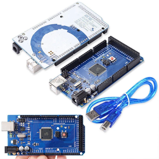 MEGA 2560 R3 ATMEGA16U2 ATMEGA2560-16AU Board + USB Cable EUR 1,19