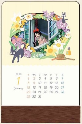 DESKTOP CALENDAR 2023 Japan Spirited Away Studio Ghibli Movies 160 × ...