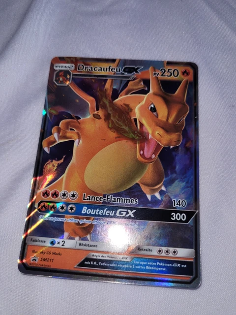 Pokémon Charizard GX - SM211 - Hidden Fates - Pokemon Black Star Promo - Ultra Rare Holo - Collectible Card - 1 Piece Pokémon Charizard GX - SM211 - Hidden Fates - Pokemon Black Star Promo - Ultra Rare Holo - Collectible Card - 1 Piece