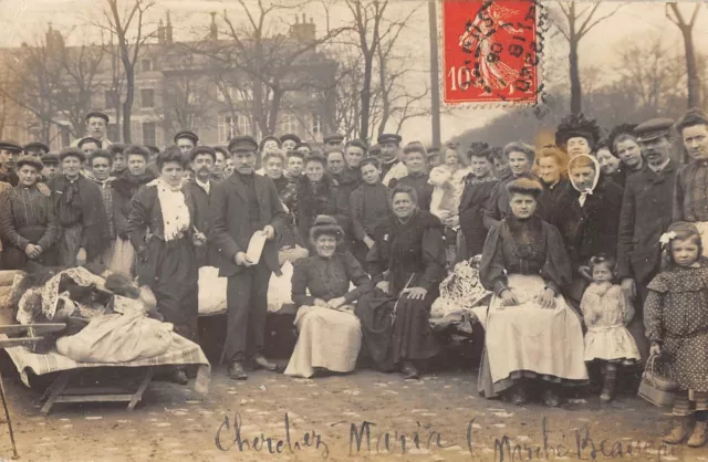 CPA 60 BEAUVAIS BEAUVAIS MARCH PHOTO CARD (located in front of the cpa)