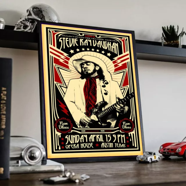 Stevie Ray Vaughan Tour Poster