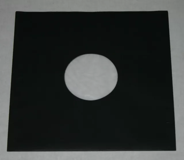 10 St. LP Schallplatten Innenhüllen, antistatisch, gefüttert, schwarz