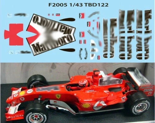 Ferrari F1 F2000 Michael Schumacher Marlb... 1/24 Modellino - Foto 13
