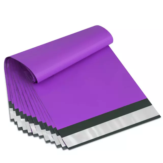 Poly Mailers 6x9 Inch Purple 200 Pack Mini #1 Shipping Bags Strong Mailing En...