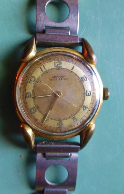 Montre Vintage ALL RIGHT Homme 15 Rubis - Années 60/70, Antimagnétique, à Restaurer (projet)