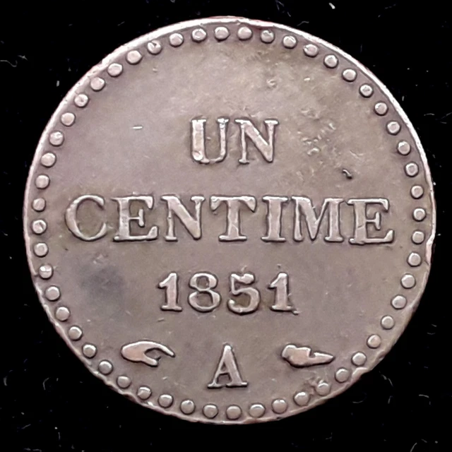 1 centime 1851 A DUPRÉ - III° RÉPUBLIQUE