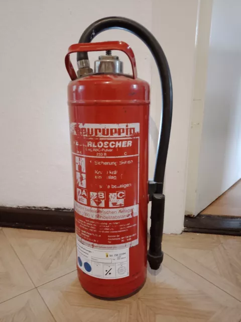 Feuerlöscher 6kg ABC-Pulver