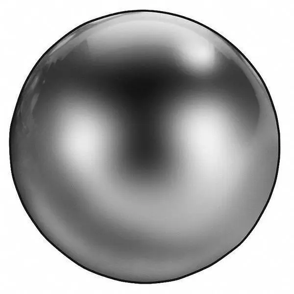 ZORO SELECT Precision Ball, Chrome, 1/4 In, Pk100 4RJF9