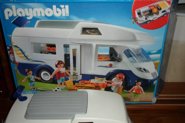 Playmobil 3945 Grand Camping-Car Vintage System Klicky Lot Vacance Famille  - Playmobil | Beebs
