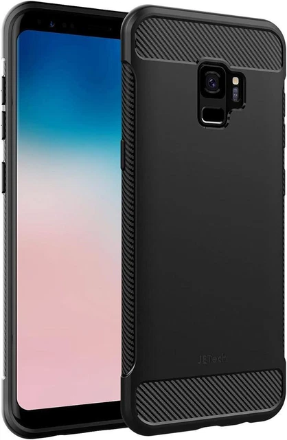 Case for Samsung Galaxy S9 Protective Cover with Shock-Absorption (Black)