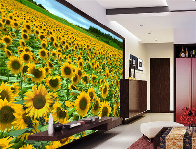 eBay 3D Bel Tournesol 96 Photo Papier Peint en Autocollant Murale Plafond Chambre Art 