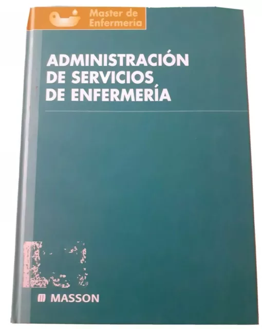 Manual Master De Enfermeria.administracion De Servicios, De Enfermeria