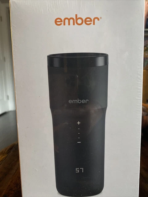 NEW Ember 12 Oz Ceramic Temperature Control Smart Travel Mug 2 TM191200US Black