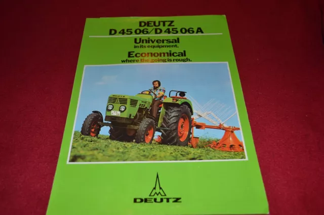 Deutz D 40 06 Tractor Brochure FCCA