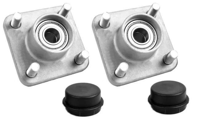 2 Pack Front Wheel Hub Assembly w Bearings For Club Car DS & Precedent 102357701