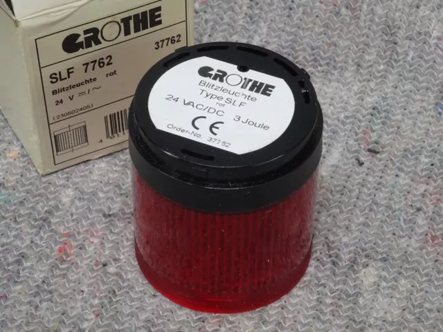 GROTHE 37762 Blitzleuchte ROT  SLF 7762  24VAC /DC 3 Joule