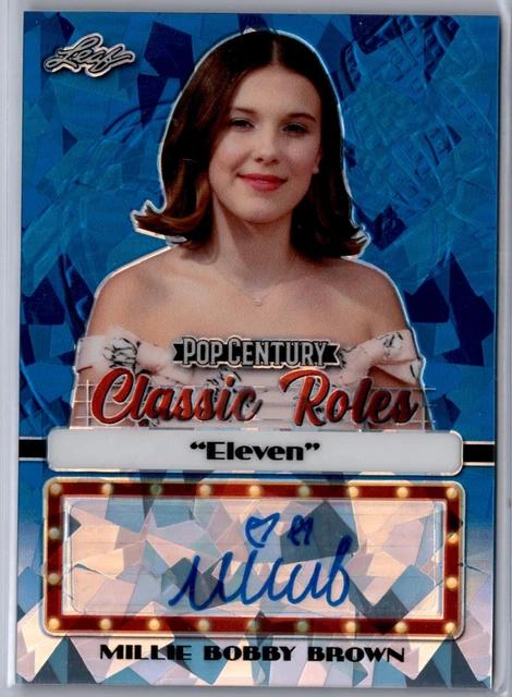 2021 MILLIE BOBBY BROWN直筆サイン ストレンジャーシングス