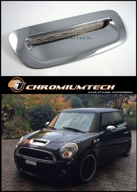 MINI COOPER S/SD Jcw R55 R56 R57 R58 R59 Chrome Capot Air Ecope Admission  Coque EUR 79,60 - PicClick FR