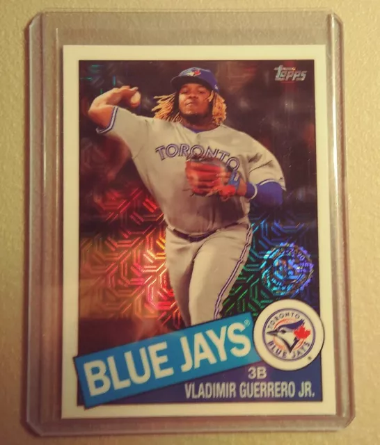 2020 Topps Series 1 Vladimir Guerrero Jr. Silver Pack 1985 Chrome Refractor