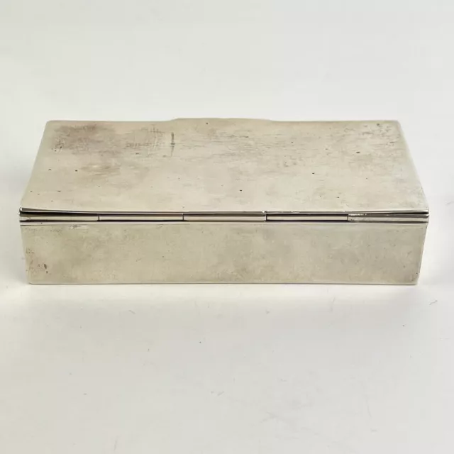 Antique Solid Sterling Silver Tiffany & Co Stamp Box 8.8cm X 4.2cm C1930s 3
