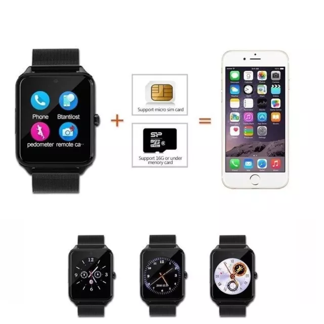 SmartWatch X2 Premium Bluetooth Uhr SIM, TF Karte, Front Kamera, Telefonie, App 2