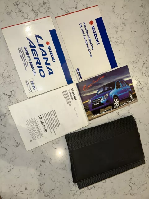 Suzuki Liana/Aerio Owners Handbook/Manual and Wallet 05-08