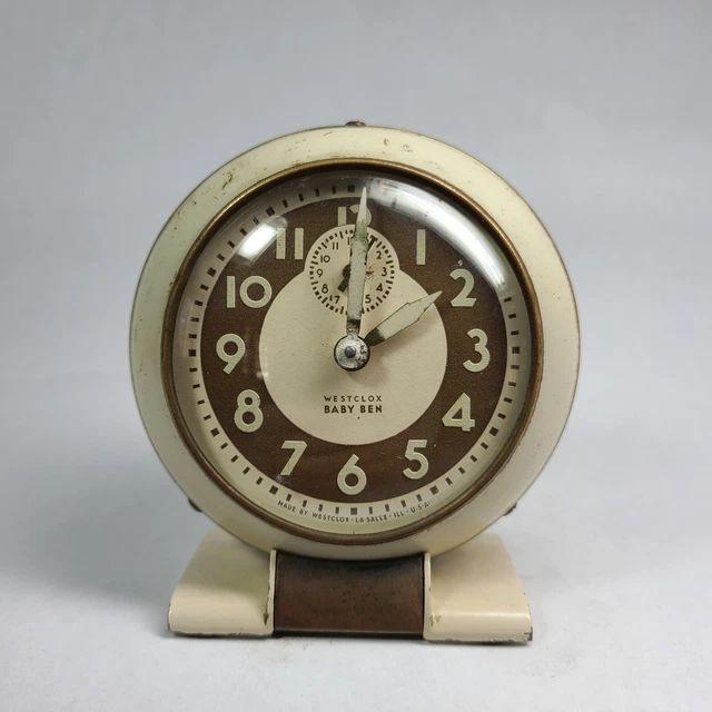 vtg. WESTCLOX Baby Ben Alarm Clock