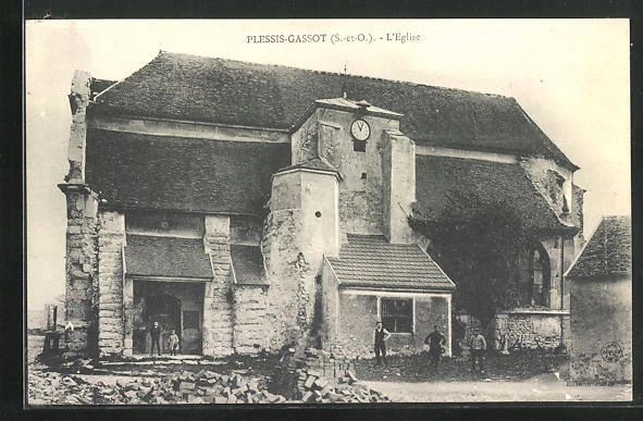 CPA Plessis-Gassot, L´Eglise
