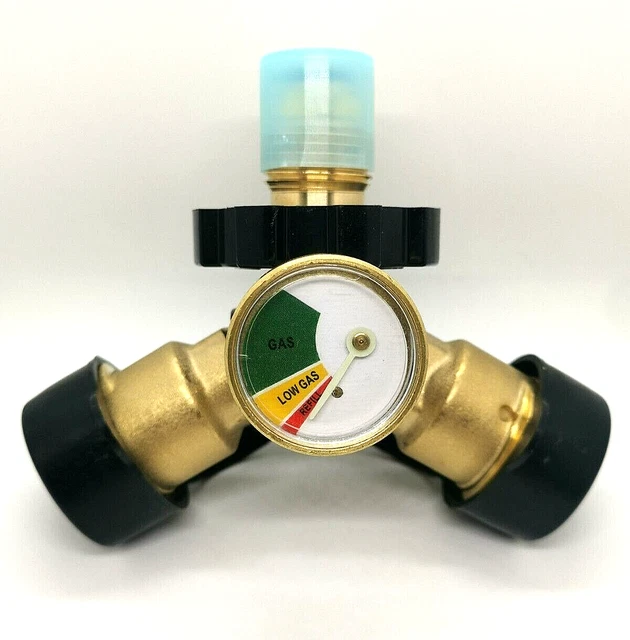 DUAL POL GAS Outlet Lpg Double Adapter Pol26 Adaptor Y Configuration 39.99 PicClick AU