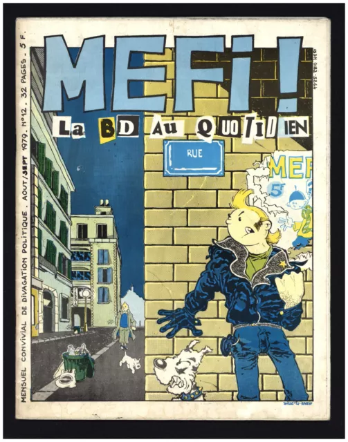 Mefi # 12 Filipandre Schlingo Petit-Roulet Savard Volny - Parodie Tintin Herge