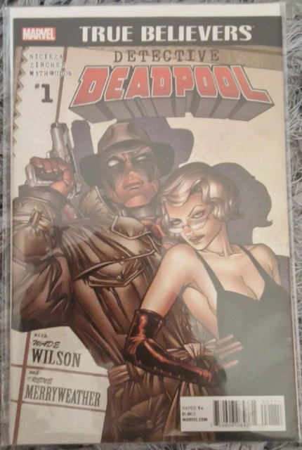 True Believers: Detective Deadpool #1 (2016) Fabian Nicieza - Marvel Comics