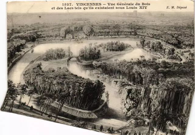 CPA AK VINCENNES Vue générale du Bois et les Lacs (672369)