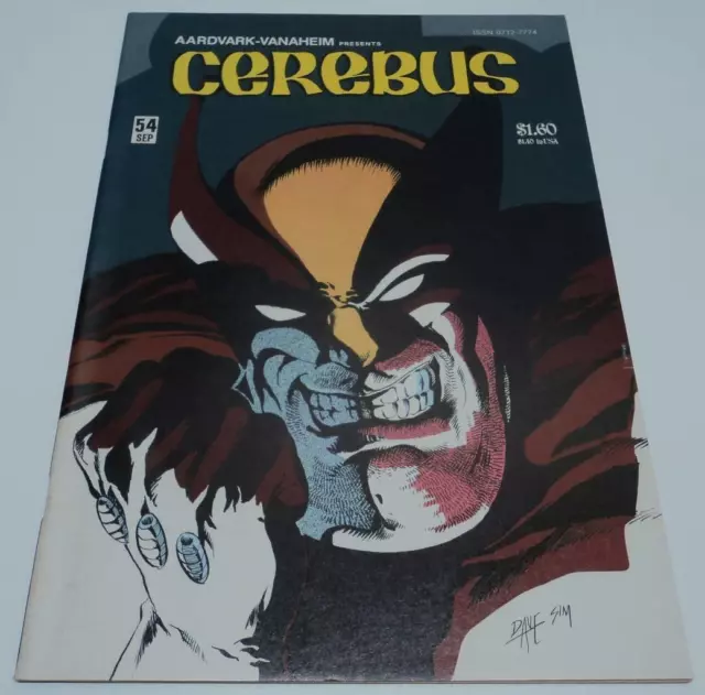 CEREBUS THE AARDVARK #54 (1983) Origin & 1st WOLVEROACH (FN+) WOLVERINE parody