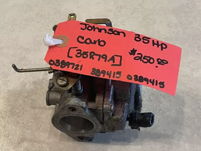 Johnson / Evinrude 35 HP Carburetor #0389721 0389415 0389415