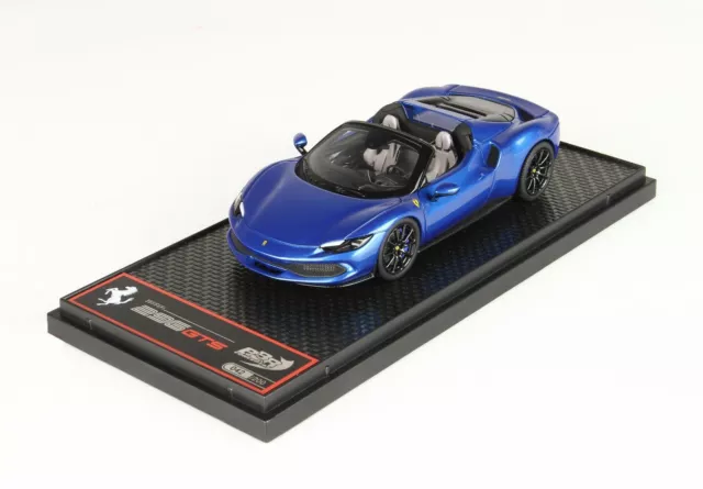 1:43 BBR Ferrari 296 Gts Spider 2022 Blu Corsa Blue Met BBRC268A Modellbau