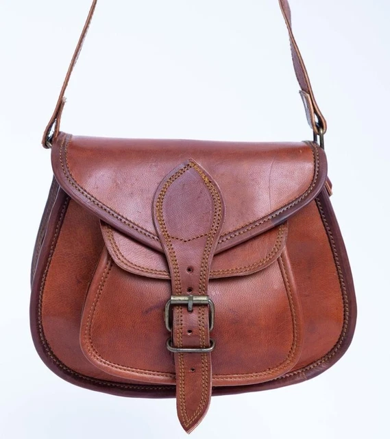 Brown Tote Handbag Crossbody Satchel Messenger Bag Leather Shoulder Purse Women