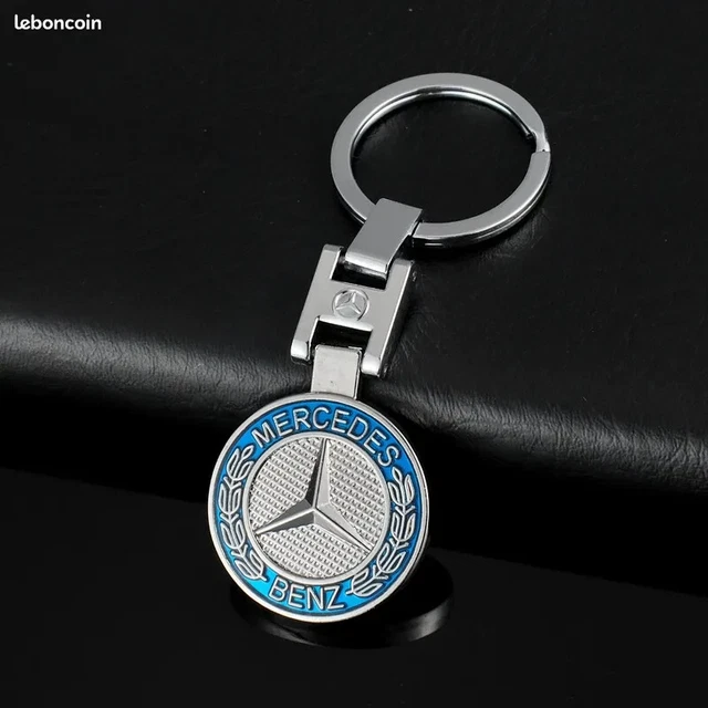 Porte-clés AMG Mercedes - Cuir Et Alcantara, Neuf