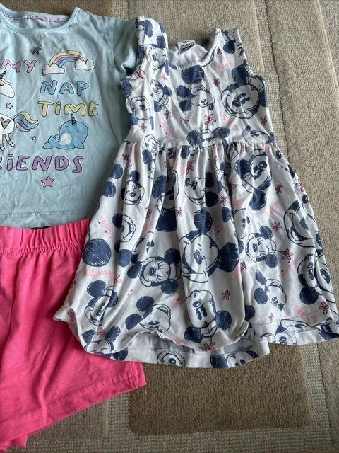 Girls mixed clothing bundle age 2-3 years jumper dress t-shirt etc 2