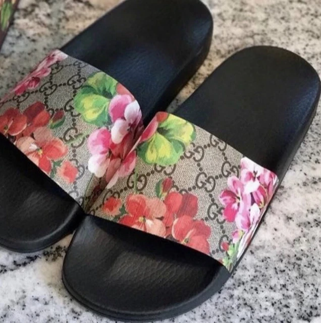 Gucci bloom slides hotsell real vs fake