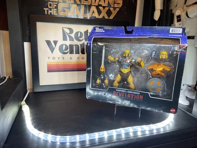 Figurine Masterverse Skeletor Avec Trône - Masters Of The Universe - 30 Points D'Articulation - Bougeoirs Lumineux - HXX63