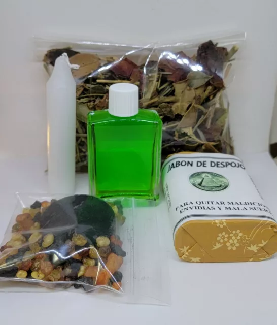 Kit Despojo Rompe Brujería Baño Para Su Protección Y Romper Las Malas Energías