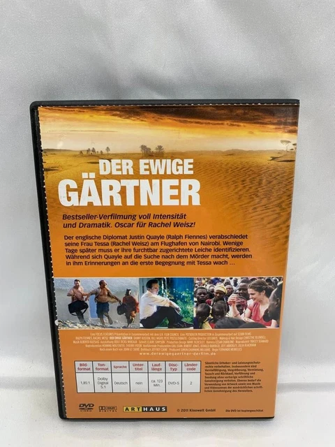DER EWIGE GÄRTNER Tv Direkt DVD Ralph Fiennes Rachel Weisz Zustand Gut