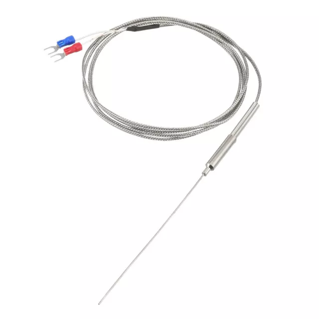 K Type Temperature Sensor Probe 1.5M Cable 1-3mm x 100-300mm Probe Thermocouple