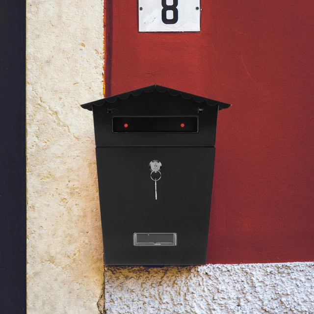 Suggestion Collect Bin Mailbox Suggestion Box Lock Wall-mounted 2